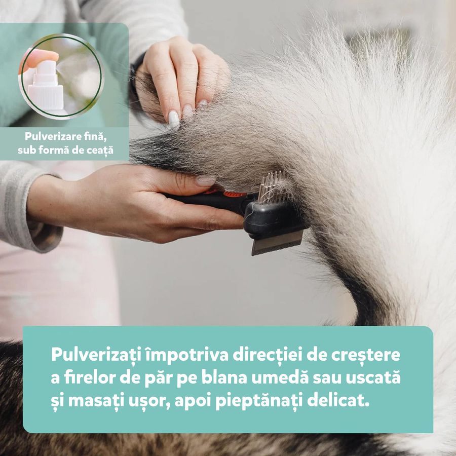 Spray pentru blană cu cocos, 200 ml, poza 2